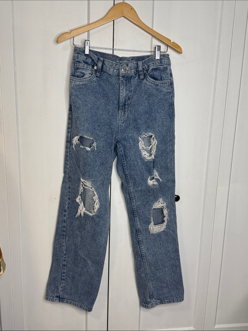 Aeropostale Distressed - 8 - 90'S BAGGY Distressed Jeans